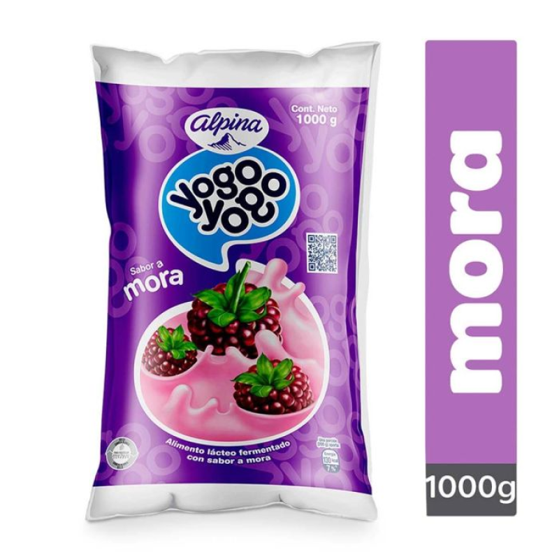 Alimento Lacteo Yogo Yogo Mora 1000 Gr