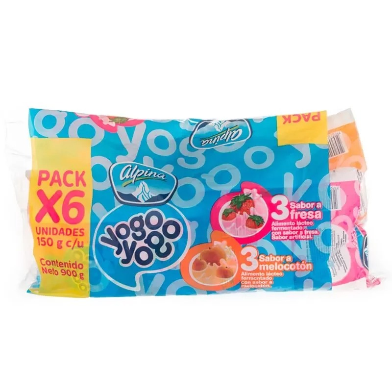 Yogo Yogo Bisabor Bol 150g X6 Und