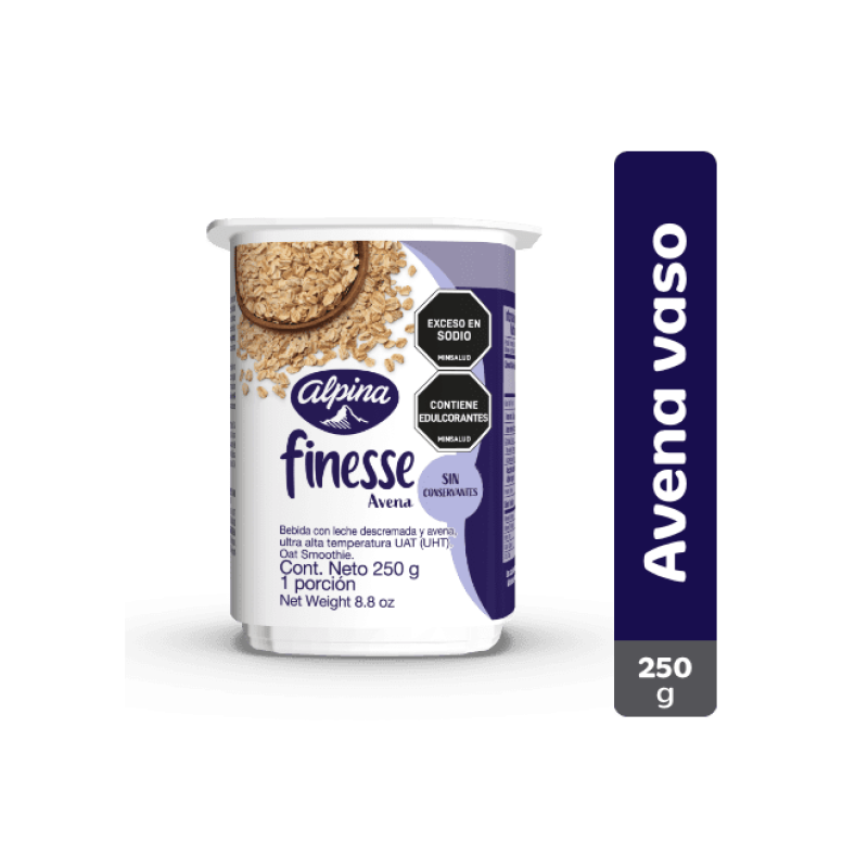 Avena Finesse Liquida Vaso 250 Gr