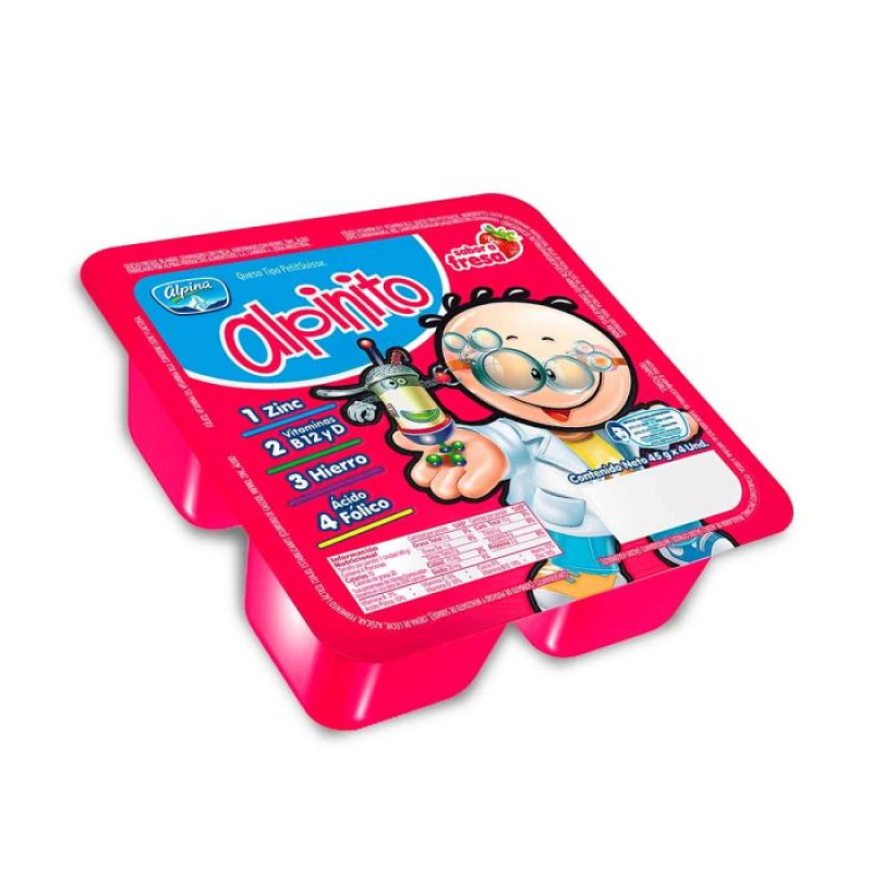 Alpinito Alpina Fresa 4 Und 45 Gr