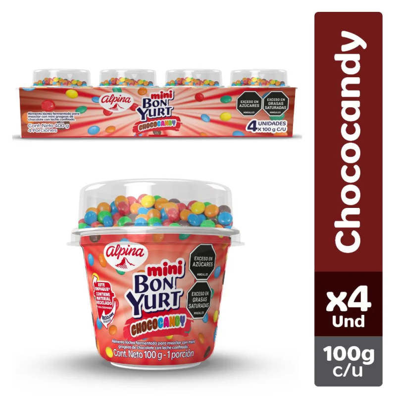 Bonyurt Alpina Chococandy 4 Und 100 Gr