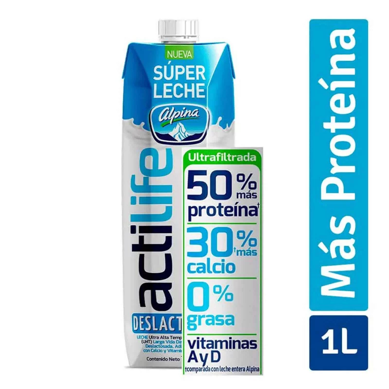 Leche Alpina Actilife 1000 Ml