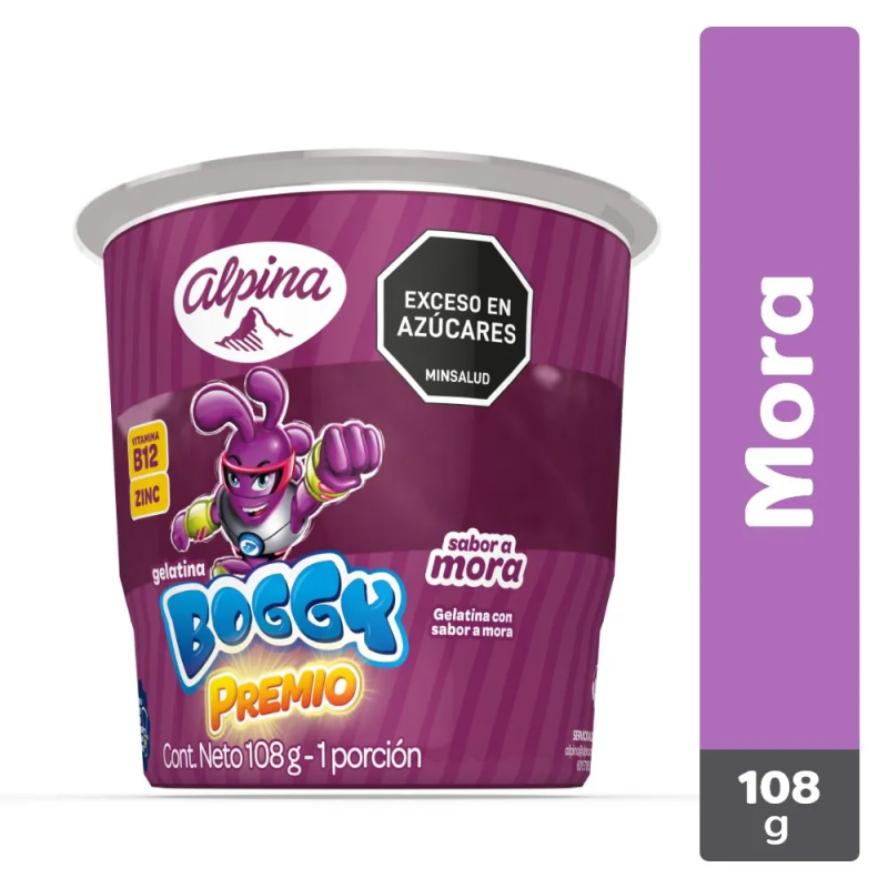 Gelatina Boggy Mora Premio 108 Gr