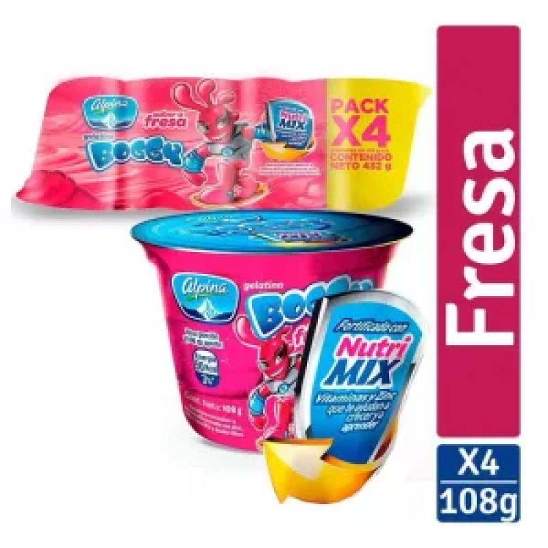 Gelatina Boggy 4 Und 108 Gr