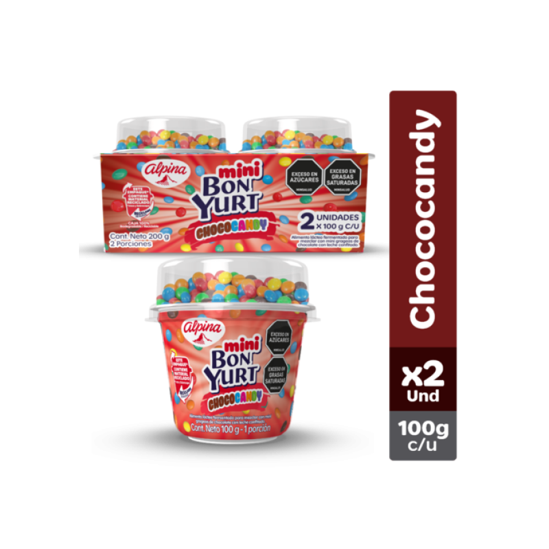 Bonyurt Alpina Chococandy 2 Und 100 Gr