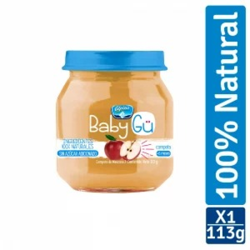 Compota Alpina Manzana 113 Gr