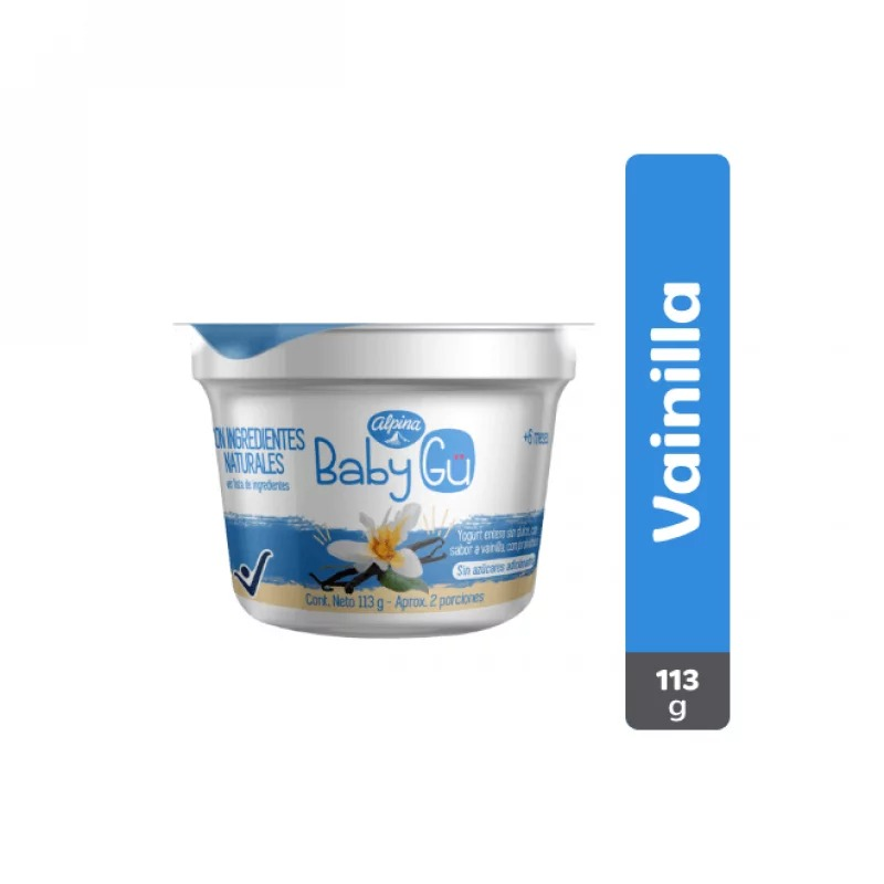 Yogurt Alpinax113g Natural Vainilla