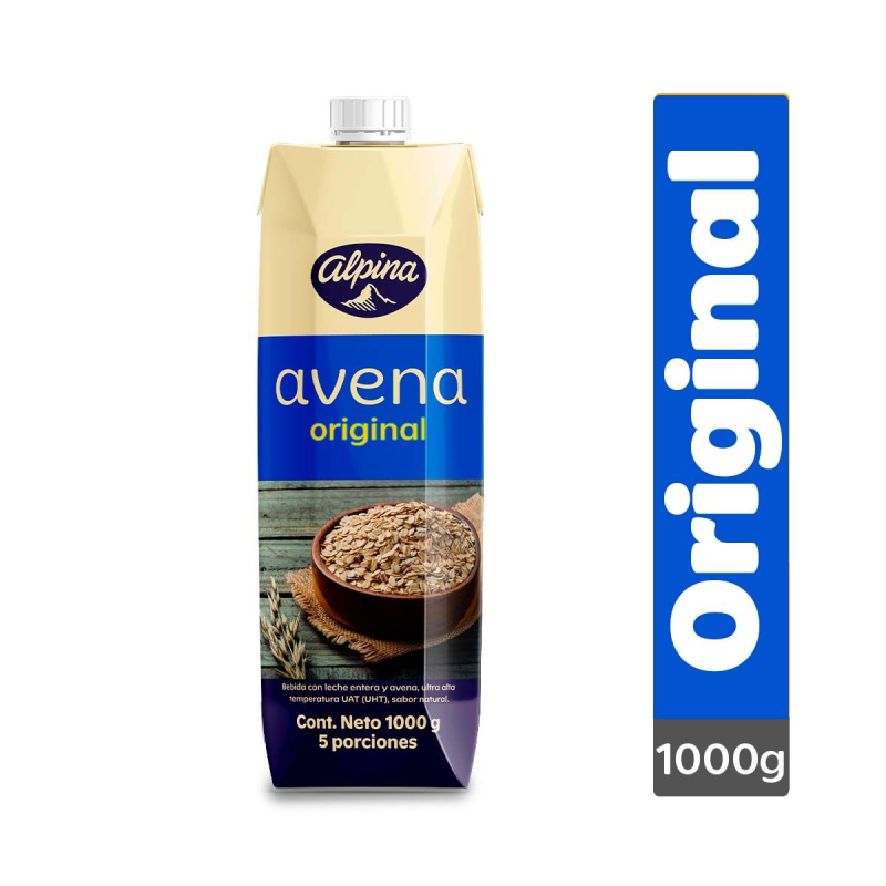 Avena Alpina Original Caja 1000 Ml