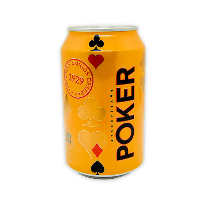 Cerveza Poker Lata 330 Ml
