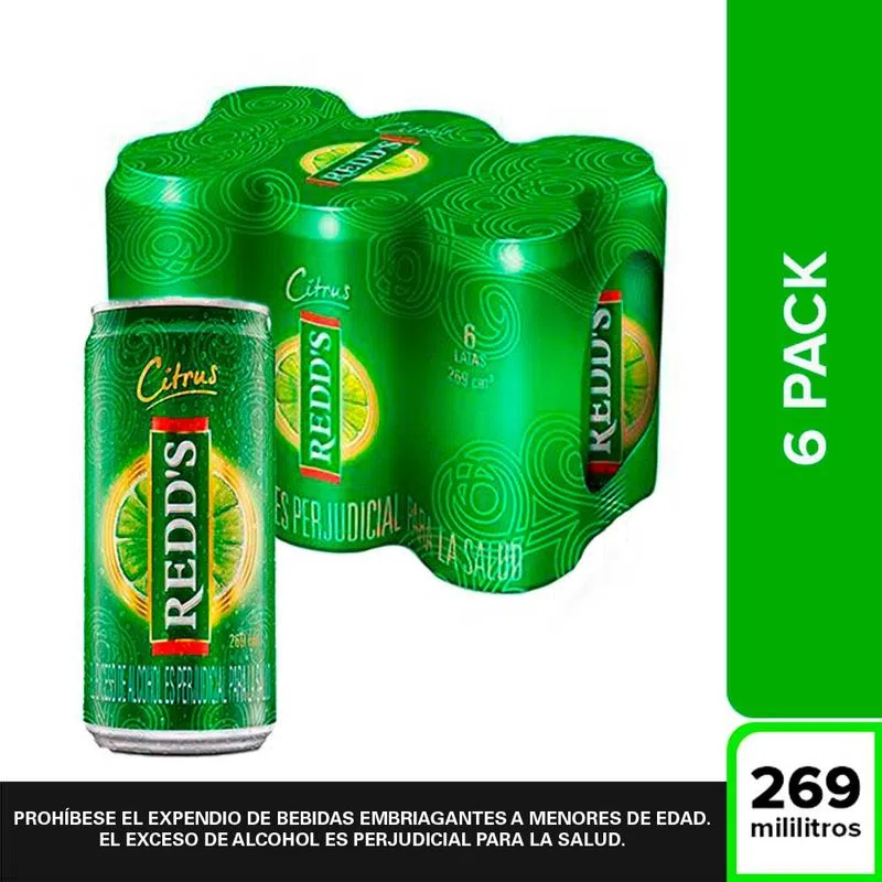 Cerveza Resdds Sixpack Lata 269 Ml X 6 Und
