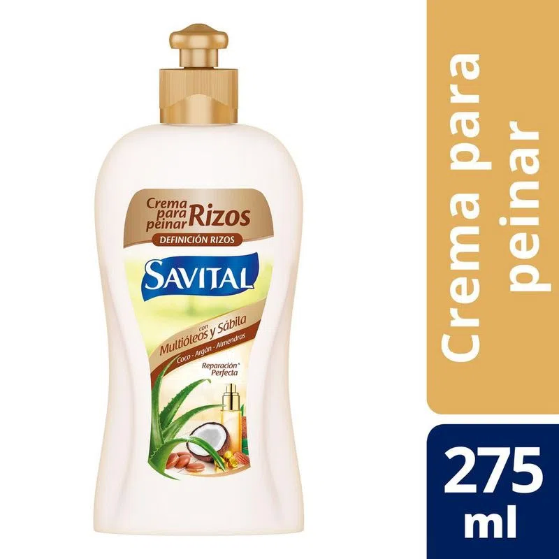 Crema De Peinar Savital Multioleo 275 Ml