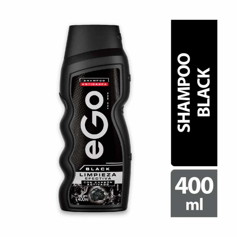 Shampoo Ego Black Limpieza 400 Ml