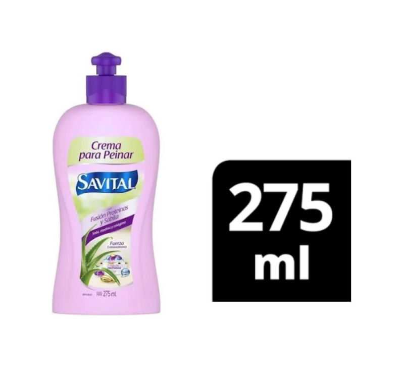 Crema De Peinar Savital Fusion Proteina 275 Ml