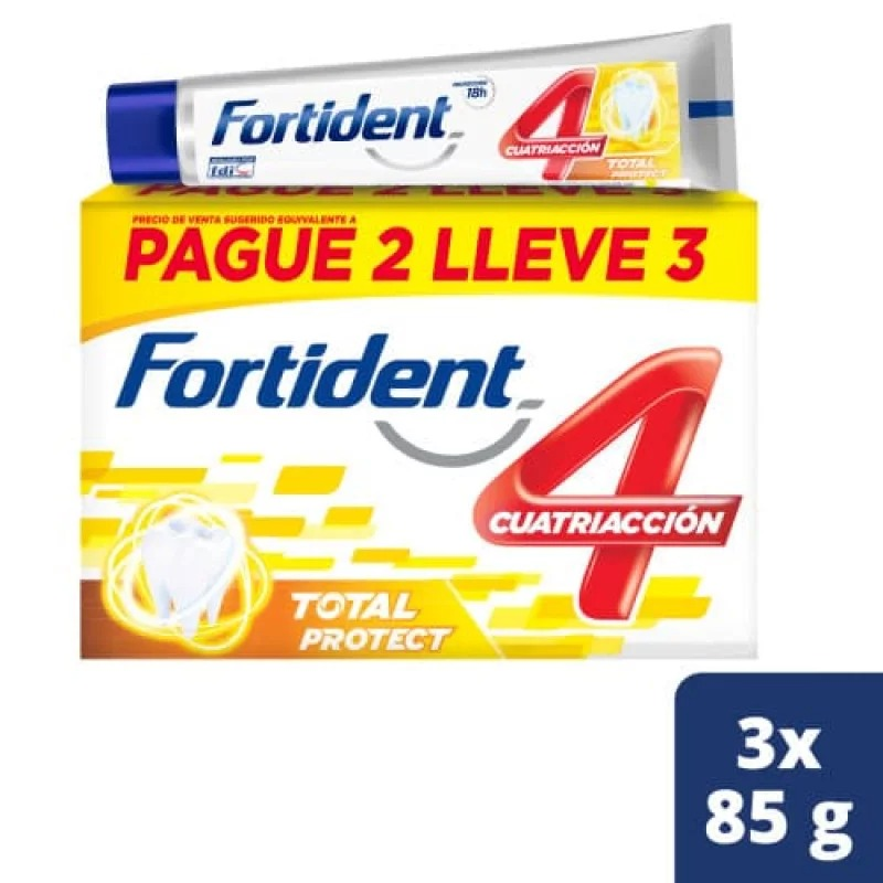 Crem Dent Fortid 85gx3und Total Protect