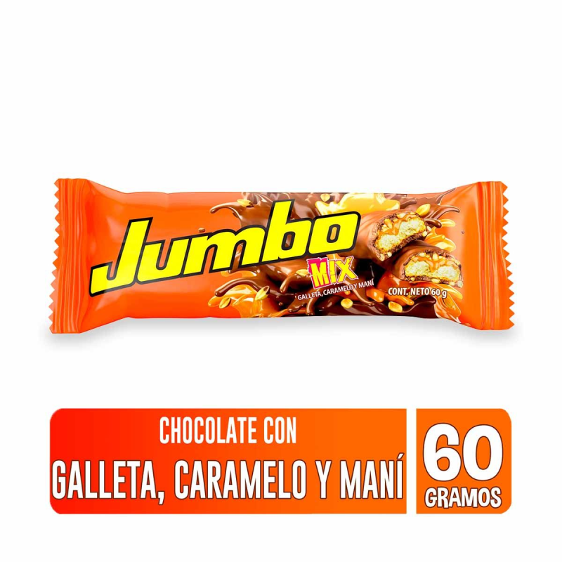Chocolatina Jumbo Mix 60 Gr