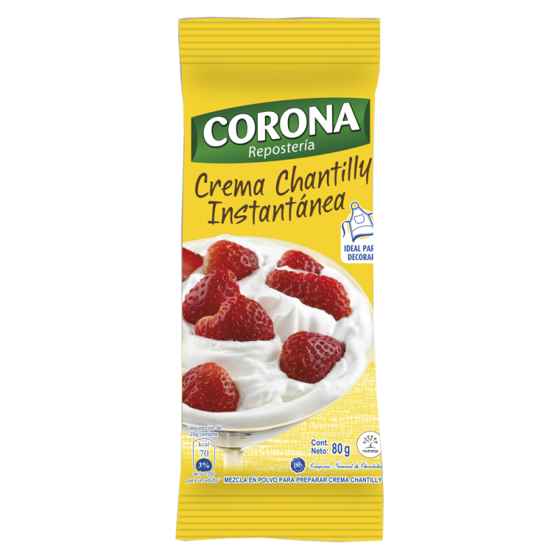 Crema Chantilly Corona 80 Gr