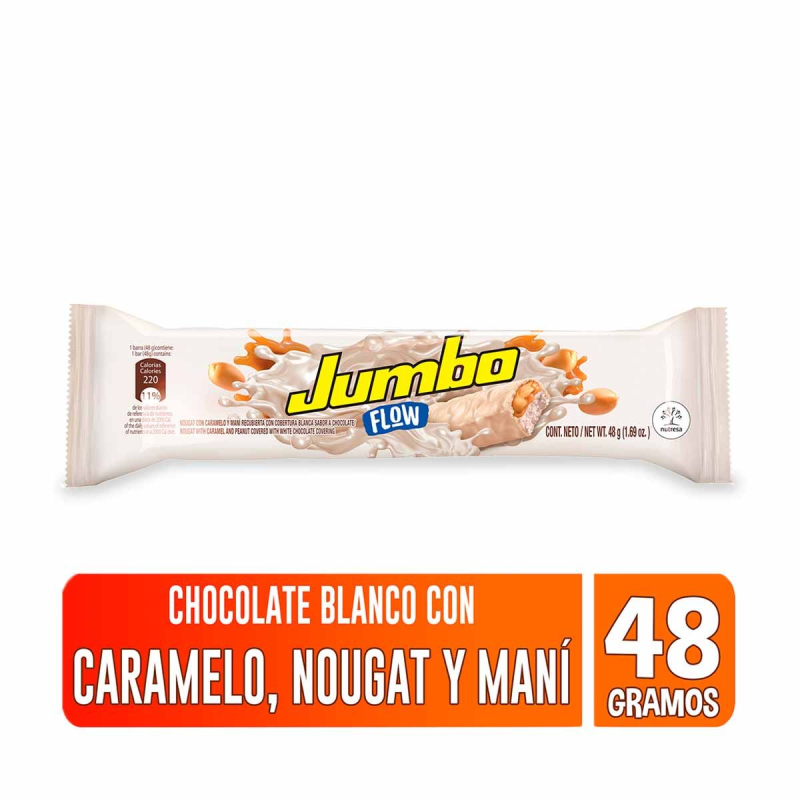 Chocolatina Jumbo Flow Blanca 48 Gr