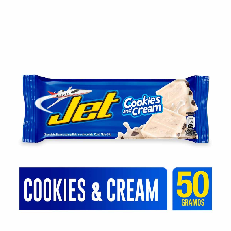 Chocolatina Jet Cookies & Cream 50 Gr