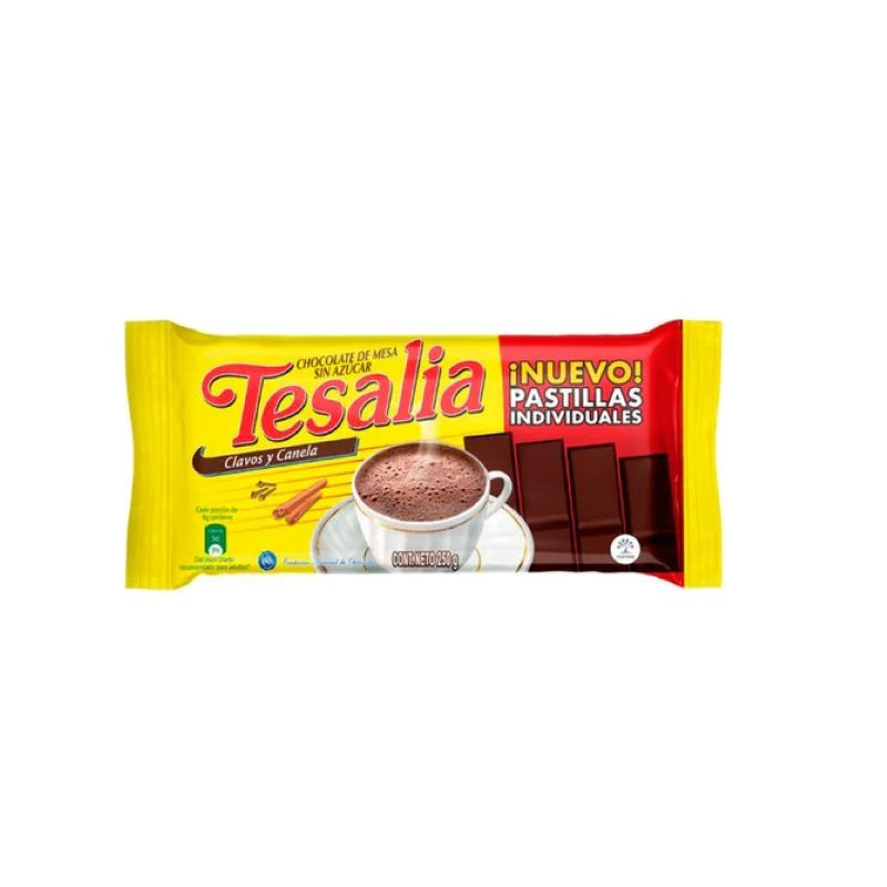 Chocolate Tesalia Clavos Y Canela 250 Gr