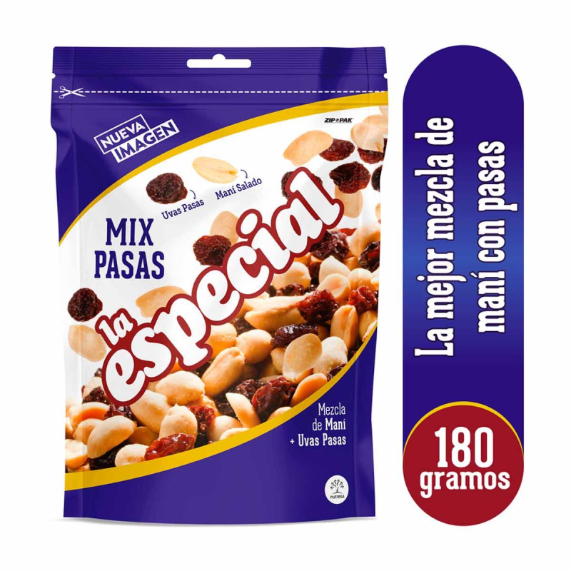 Mani La Especial Pasas Pasas 180 Gr
