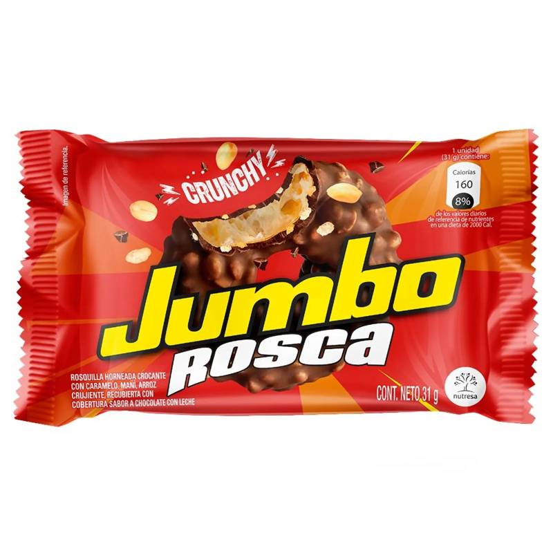 Chocolatina Jumbo Rosca 31 Gr