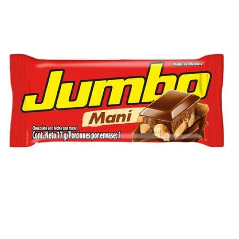 Chocolatina Jumbo Mani X17g