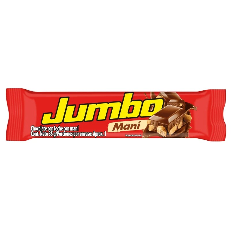 Chocolatina Jumbo Mani X35gr