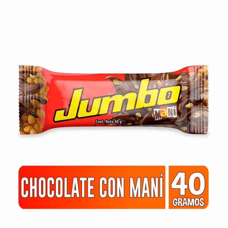 Chocolatina Jumbo Mani 40 Gr