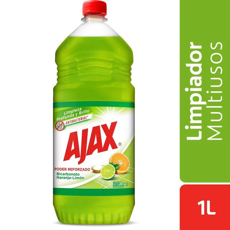Limpia Piso Ajax Naranja Limon 1000