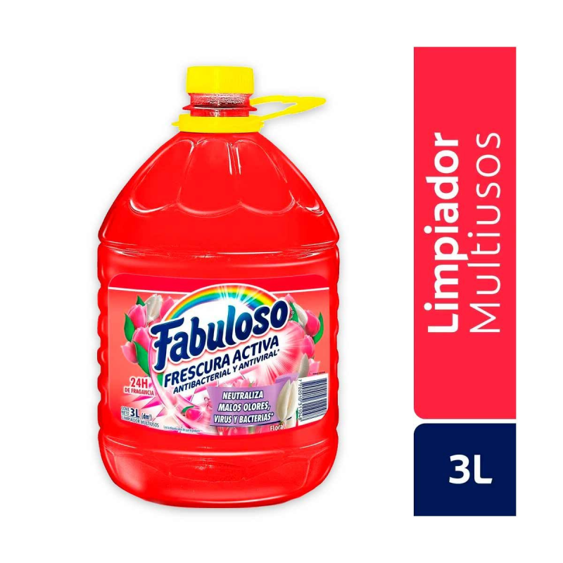 Limpia Piso Fabuloso Floral 3000 Ml