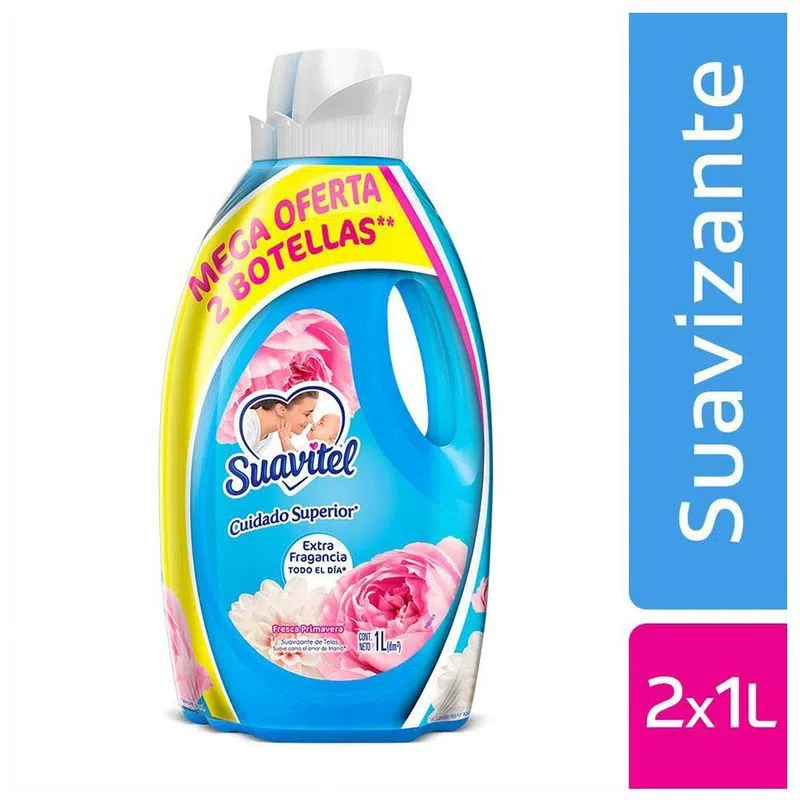 Suavizante Suavitel Primaveral 2 Und 1000 Ml
