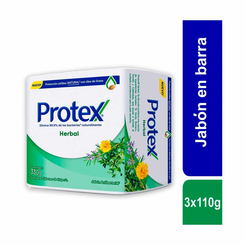 Jabon Protex Herbal 3 Und