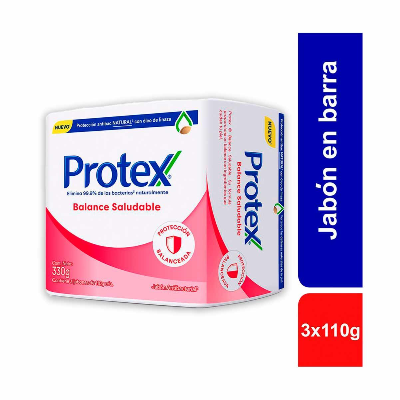 Jabon Protex Balance Saludable 3 Und