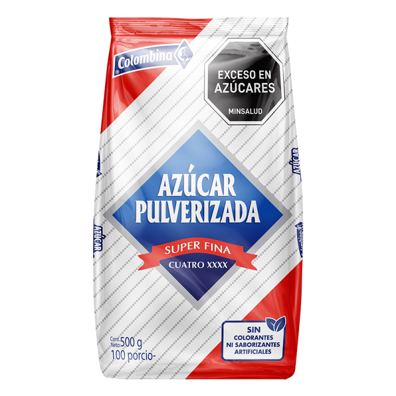 Azucar Colombina Pulverizada 500 Gr