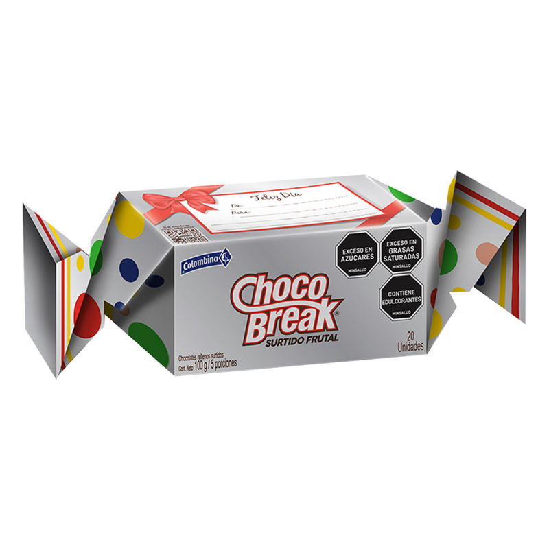 Chocolate Colombina Chocobreak Estuche 20 Und