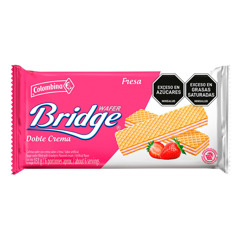 Galleta Bridgex151g Fresa