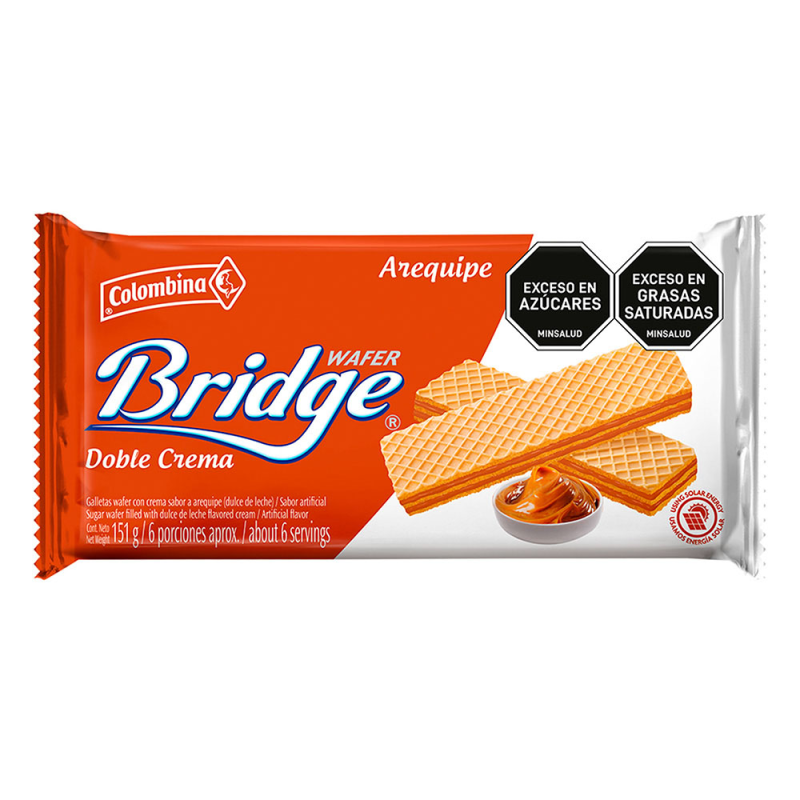 Galleta Bridg Arequipe X151g