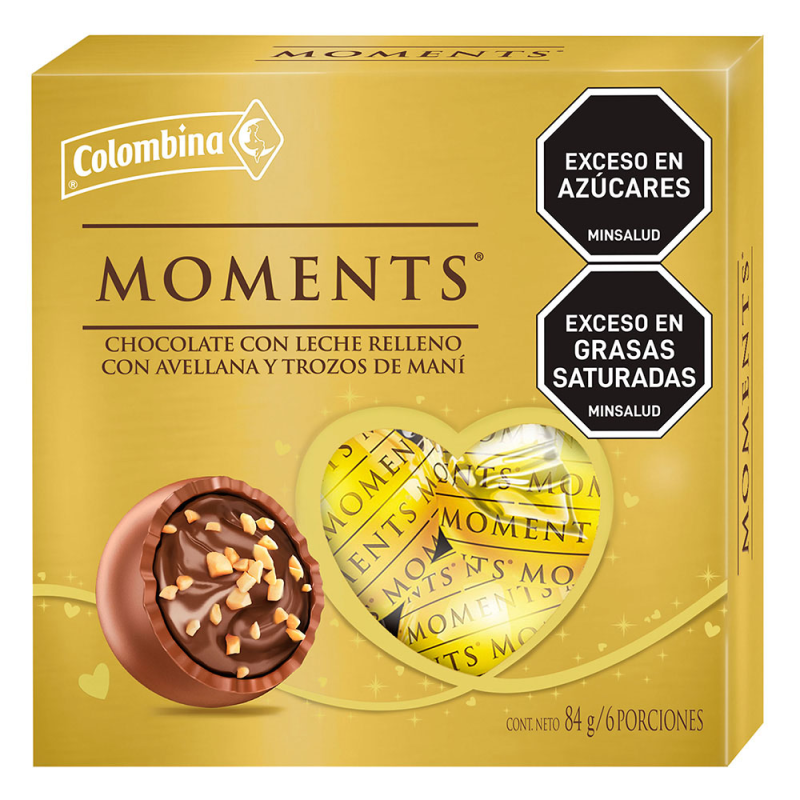 Chocolate Colombina Moments Estuche 6 Und