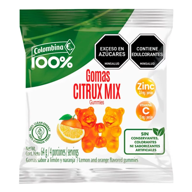 Gomas 100%x64g Vitamina C