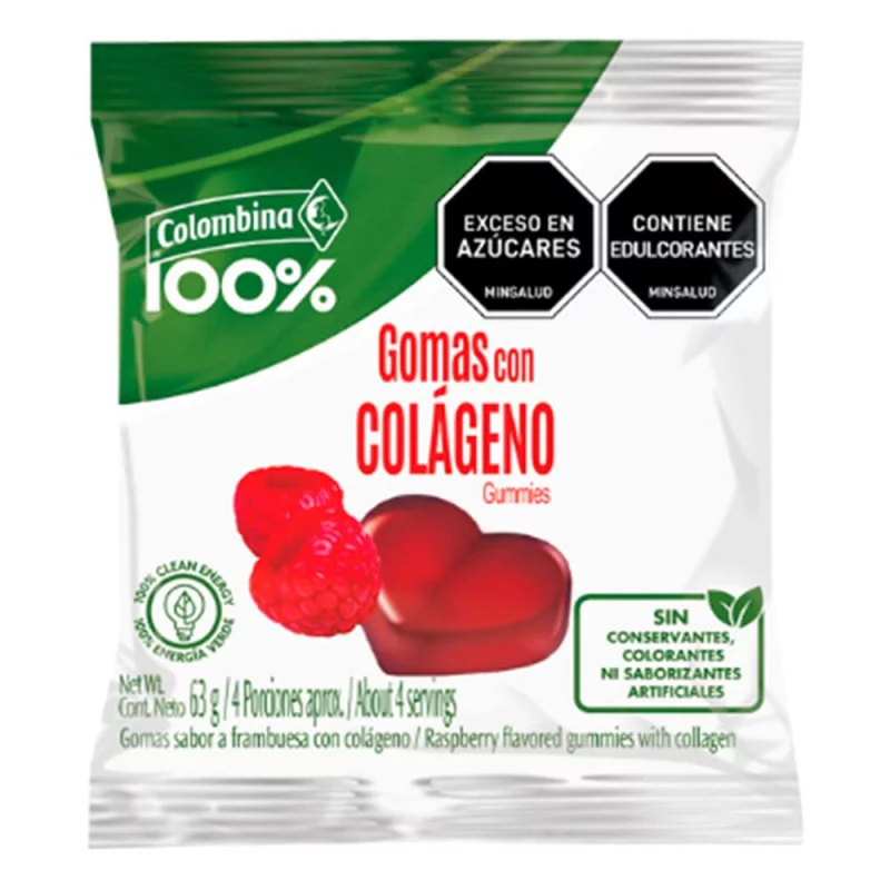 Gomas 100%x64g Colageno