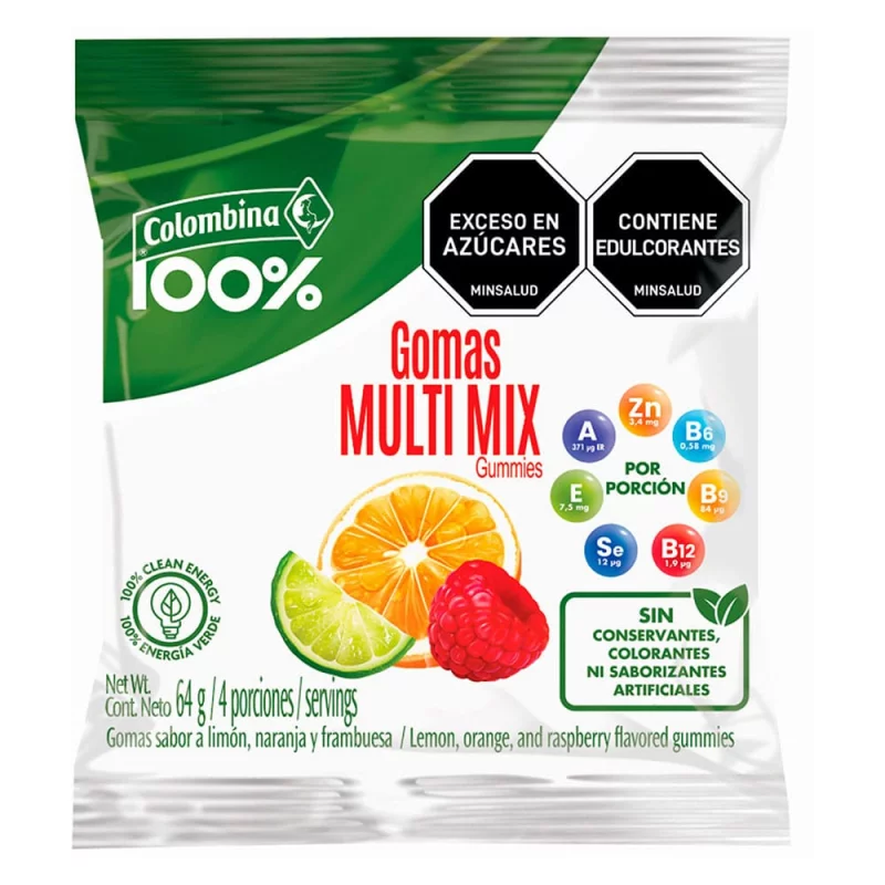 Gomas 100%x64g Multivitaminas