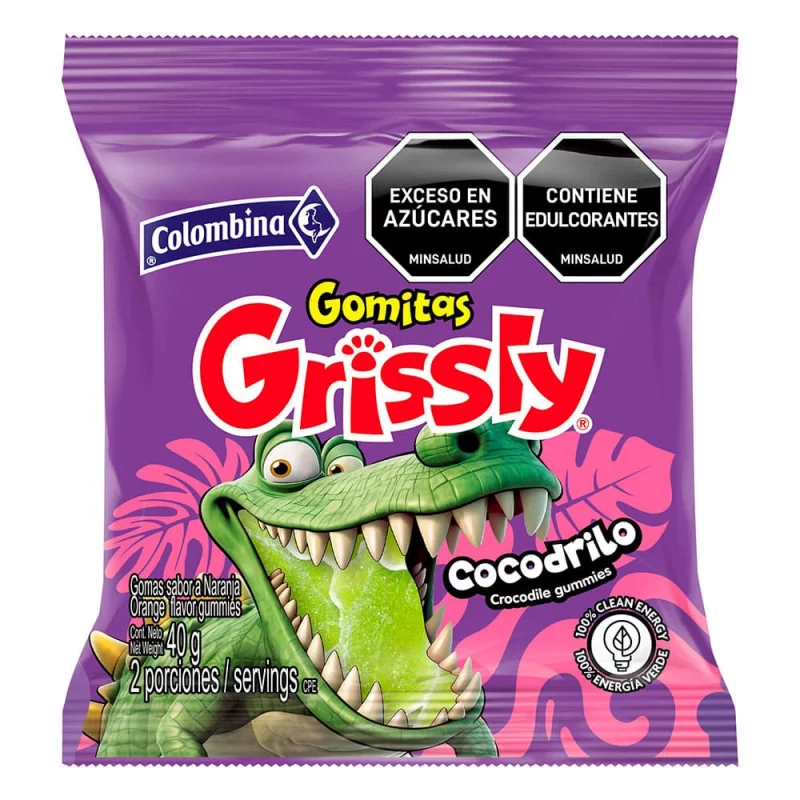Grissly Snack Cocodrilo (24bs-1-40g