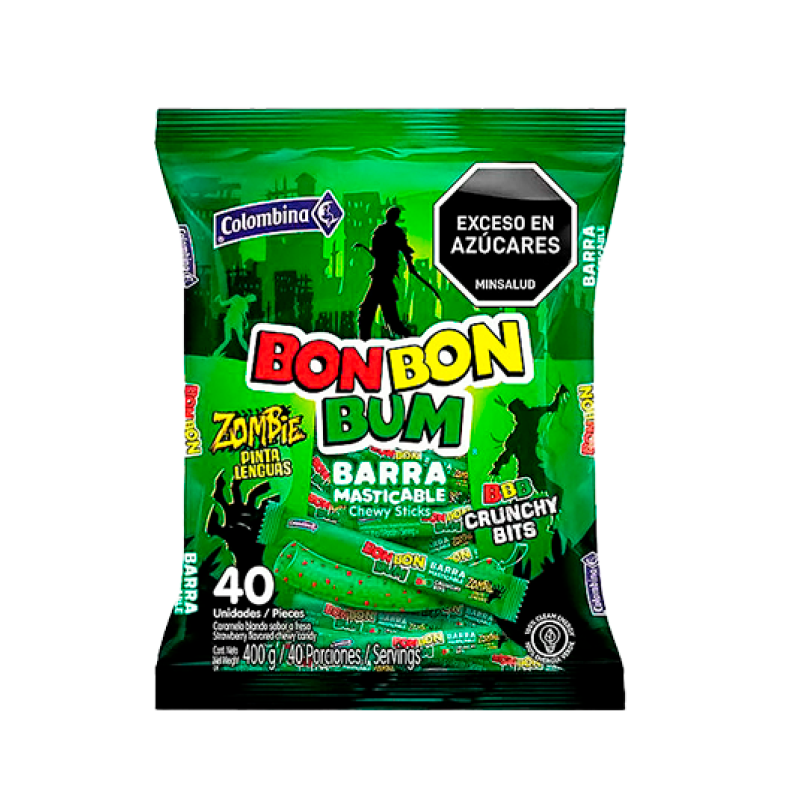 Dulces Bbb Barra Crunchy Hw Bon Bon Bum