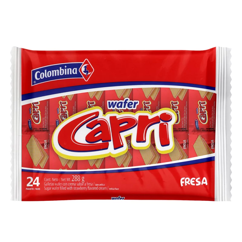 Galletas Capri Fresa 288 Gr