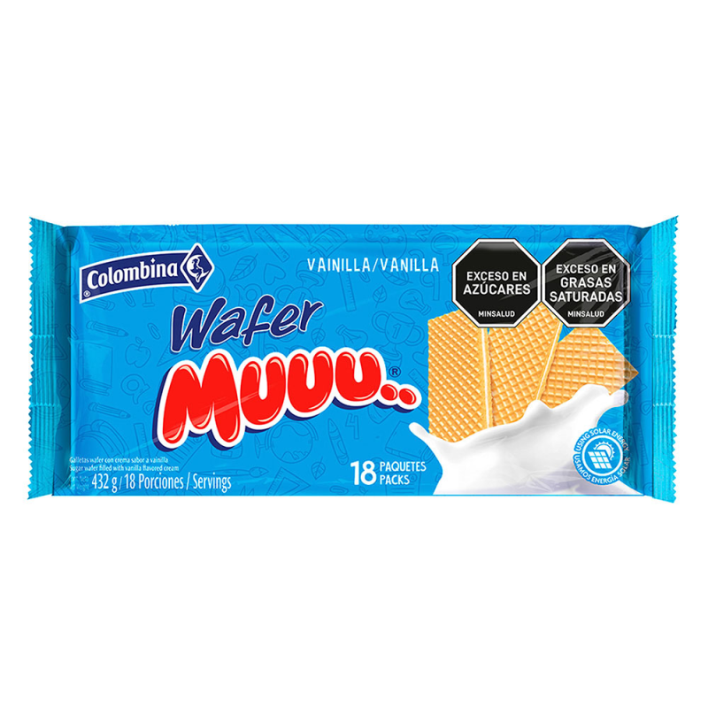 Galleta Wafers X 432g Max Vainilla