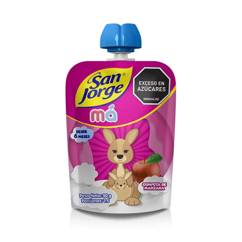 Compota S-j Ma Manzana Pouchx90g