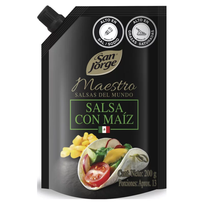 Salsa Con Maiz San Jorgex200g D-p