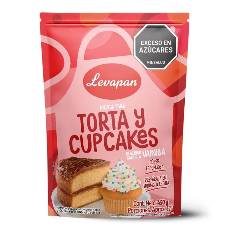 Mezcla Para Torta Vainilla Levapan X450g