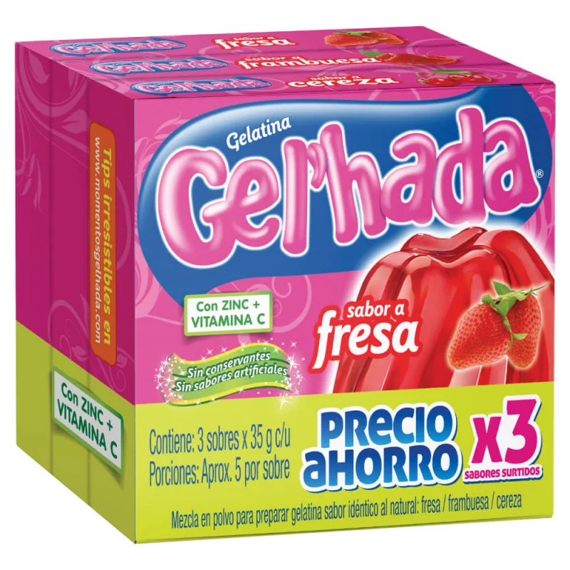 Gelatina Gelhada 3und Stda