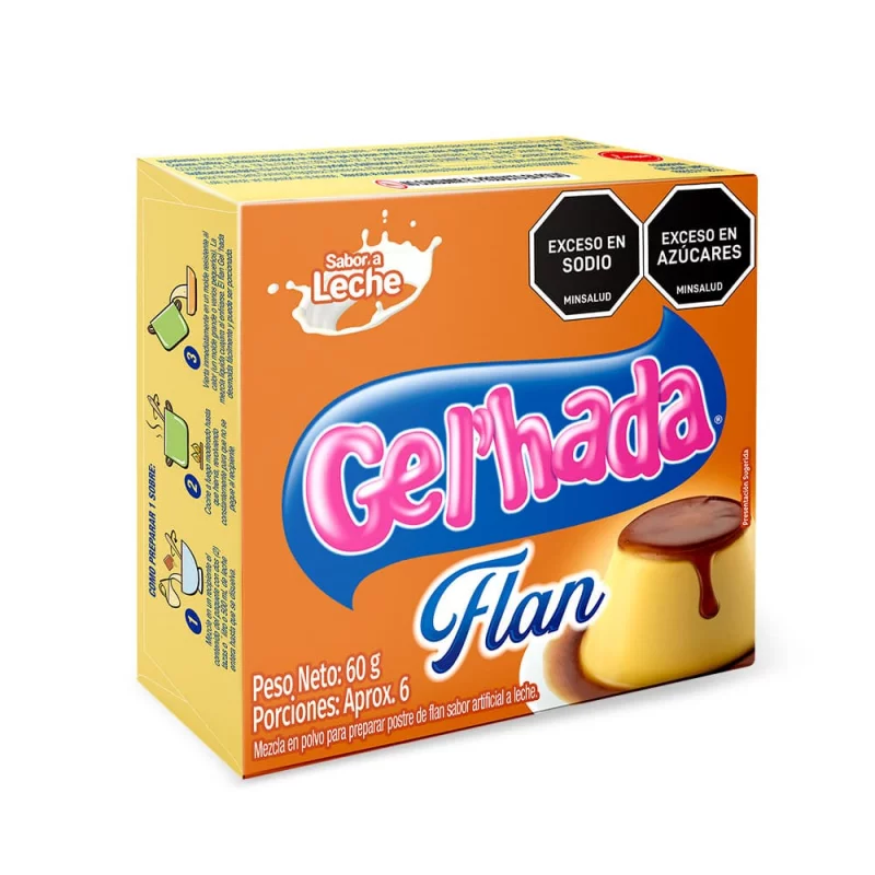 Flan Gelhadax60g Leche